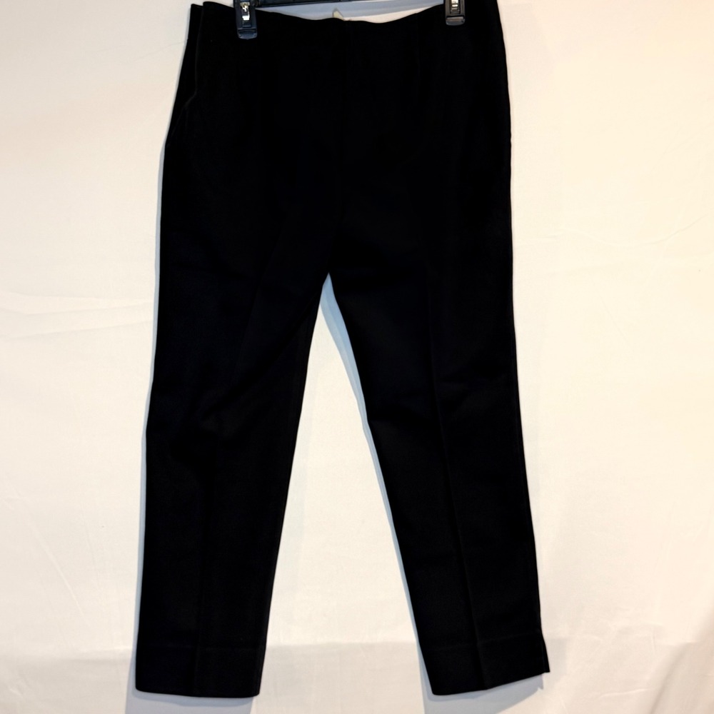 Chicos Navy Blue Straight Leg Stretch Cotton Trousers Pants Size 1.5 Womens - Picture 6 of 6